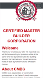 Mobile Screenshot of certifiedmasterbuilder.com
